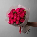 Розы кардинал малиновые миниатюра 1