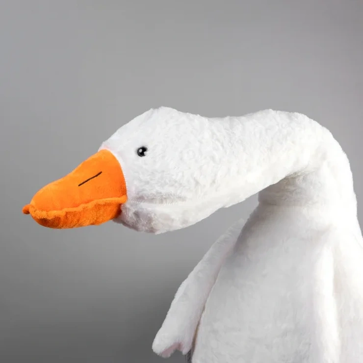 Игрушка гусь большой белый фото 2
