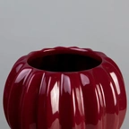 Кашпо керамика  бордовый миниатюра 3