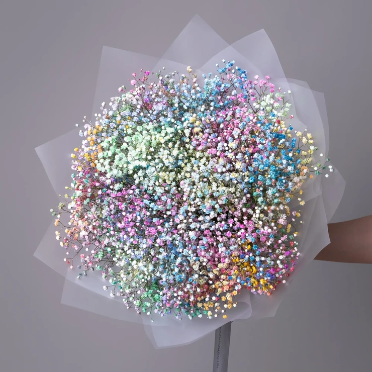 Букет - Радужные мечты белый фото 1