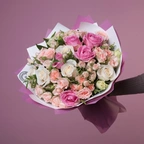 Букет  - Пудра L белый миниатюра 1