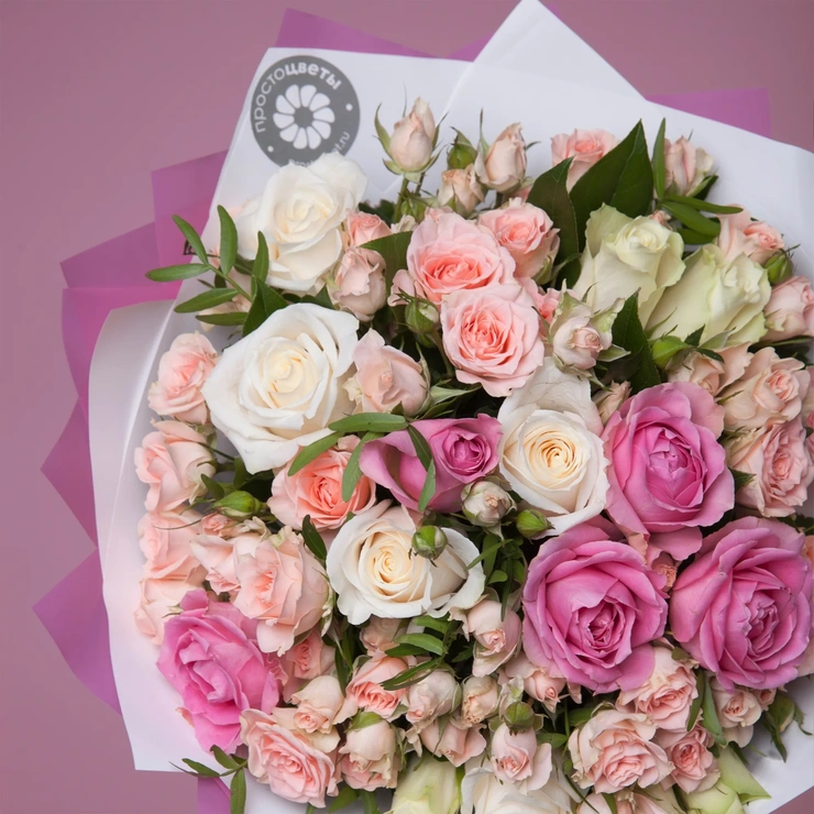 Букет  - Пудра L белый фото 2